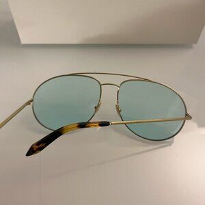 VICTORIA BECKHAM Rounded Metal Aviator SUNGLASSES MSRP$395 Handmade in ITALY